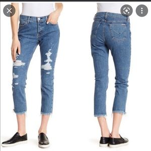 Hudson Luxe Crop Riley Relaxed Jeans